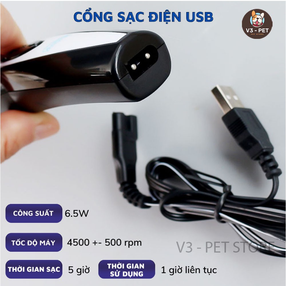 Tông Đơ Tỉa Lông Chân Chó Mèo, Hàng Nhập Khẩu Chất Lượng Cao, HK-275A