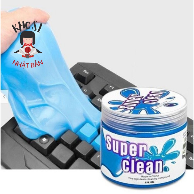 Gel vệ sinh bàn phím máy tính Super clean ( loại xanh nước biển cao cấp )