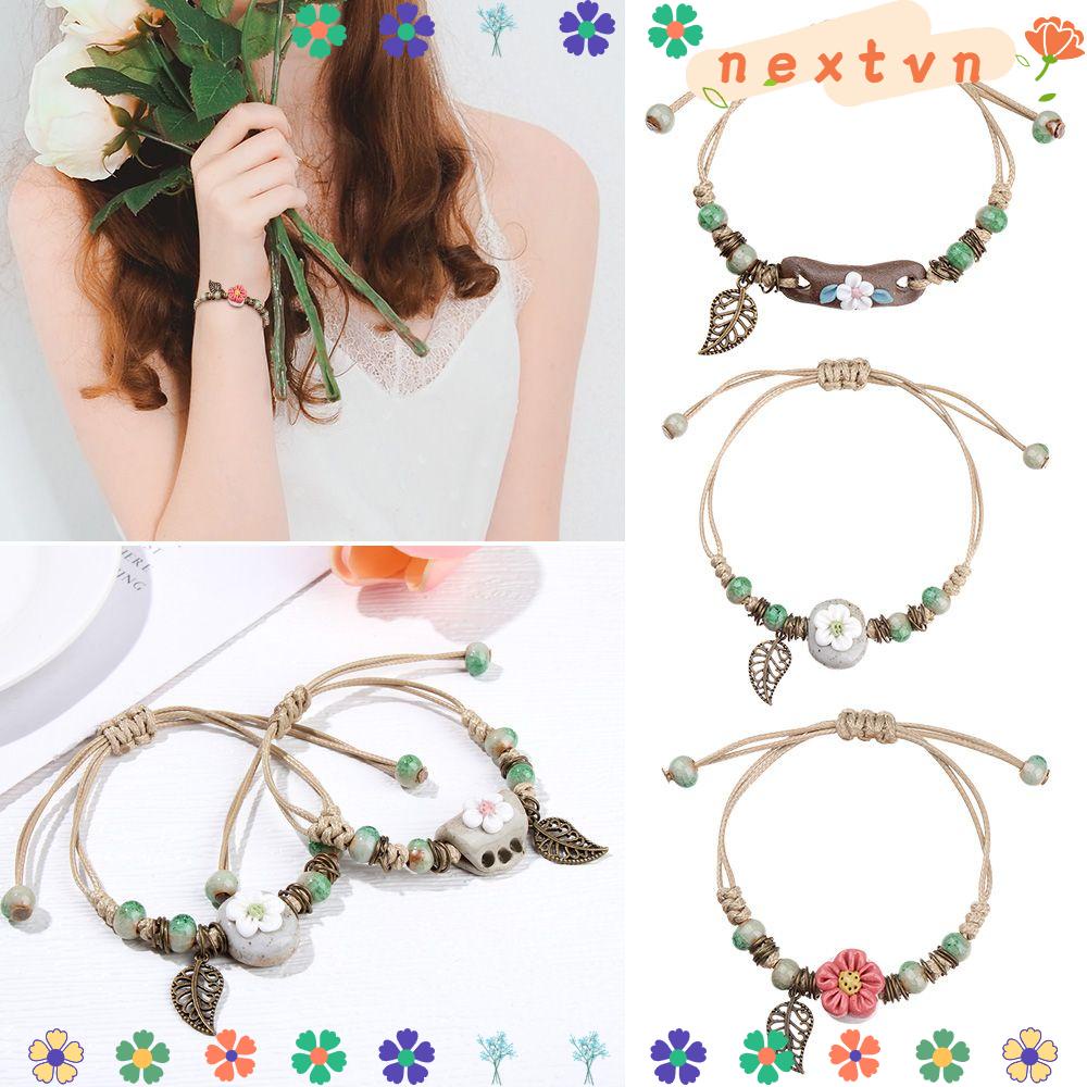Vòng Tay Xâu Hạt Kiểu Dáng Dễ Thương Thanh Lịch Dành Cho Nữ
