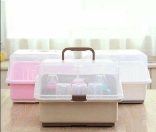 Khay úp bình sữa có nắp đậy kiểu mới