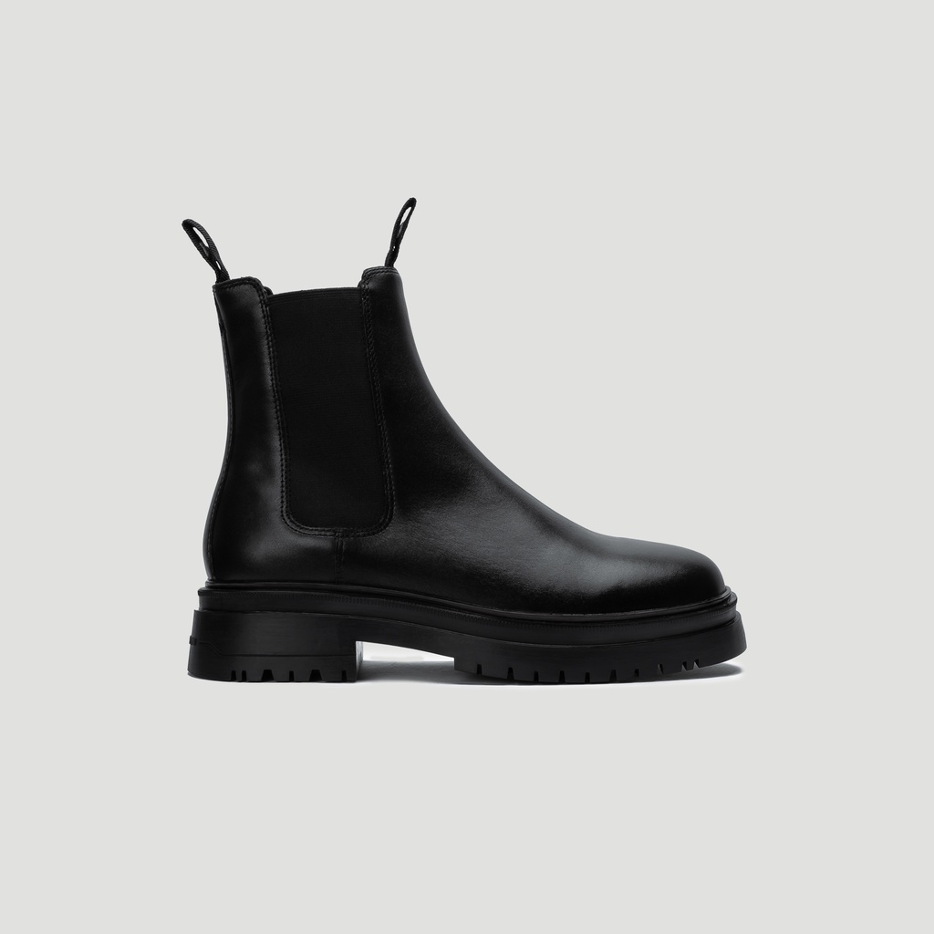 Giày Boot Nam Nữ THEWOLF Chunky Chelsea Boots - Đen