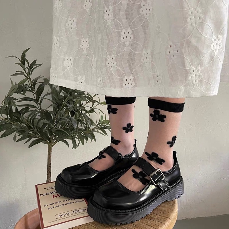 Giày búp bê có quai Mary Jane vintage Yannie Lolita