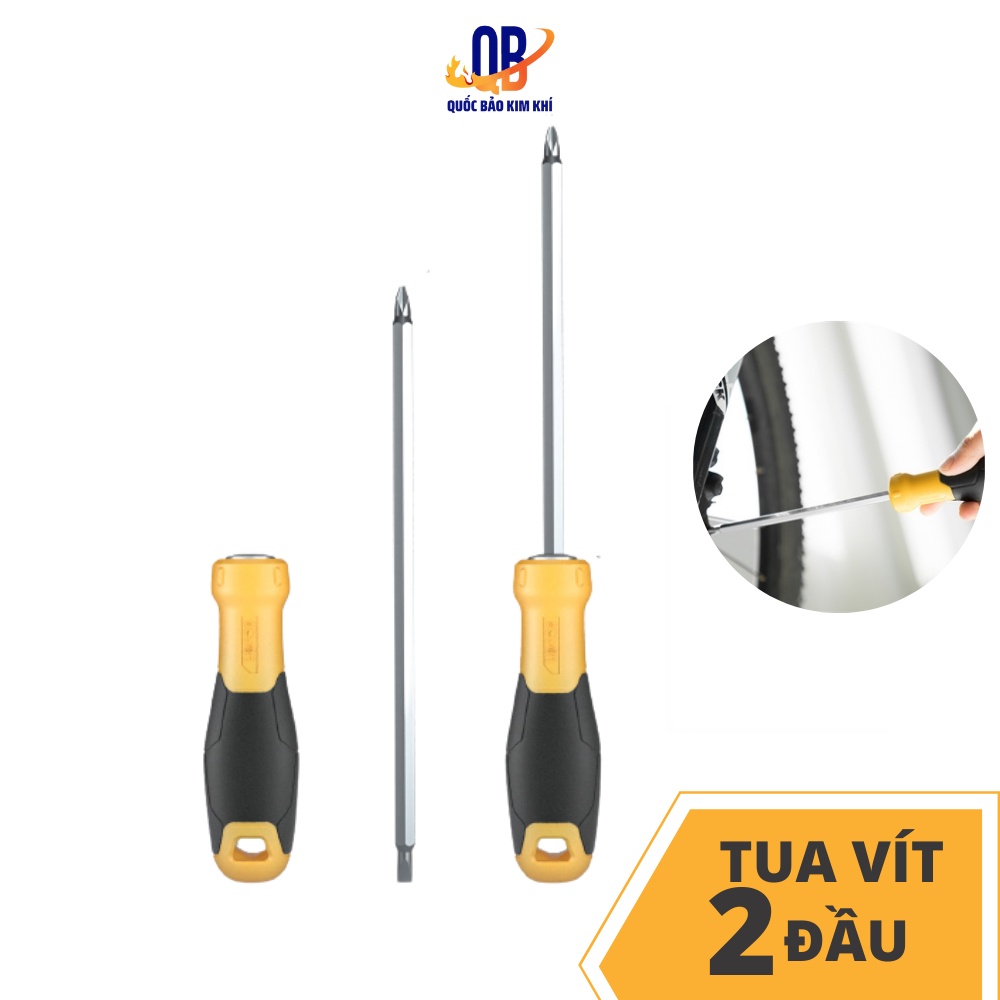 Tuốc Nơ Vít 2 Đầu, Tua vít Deli Cao Cấp - Sửa Chức Năng, Nhỏ Gọn, Siêu Bền - EDL626150S