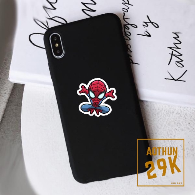 SET 5 STICKER SPIDERMAN DÁN TRANG TRÍ ĐIỆN THOẠI LAPTOP VALI MŨ BẢO HIỂM PHỤ KIỆN