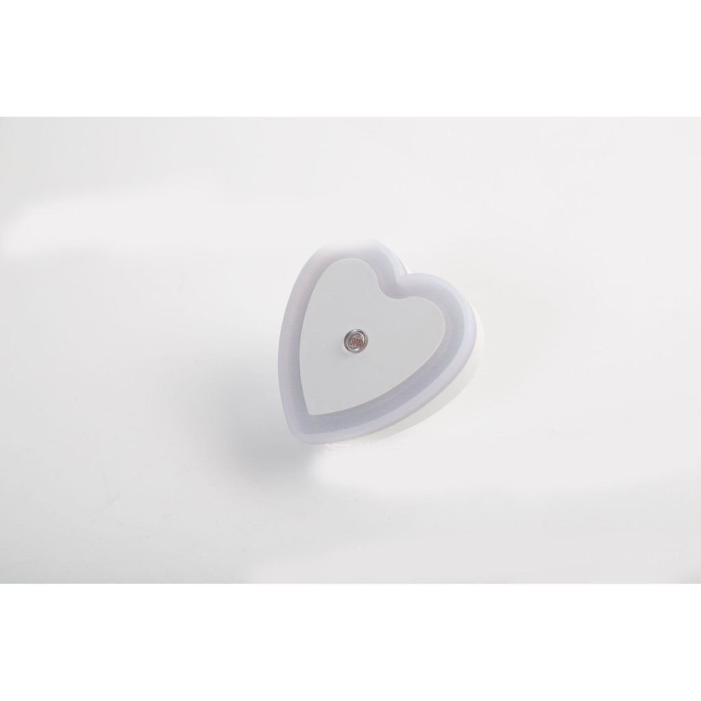 [Tổng Kho Sỉ] Đèn Ngủ Cảm Ứng Ánh Sáng Kiểu TRÁI TIM, Tự Động Bật Vào Buổi Tối - Bảo Hành 1 Tháng