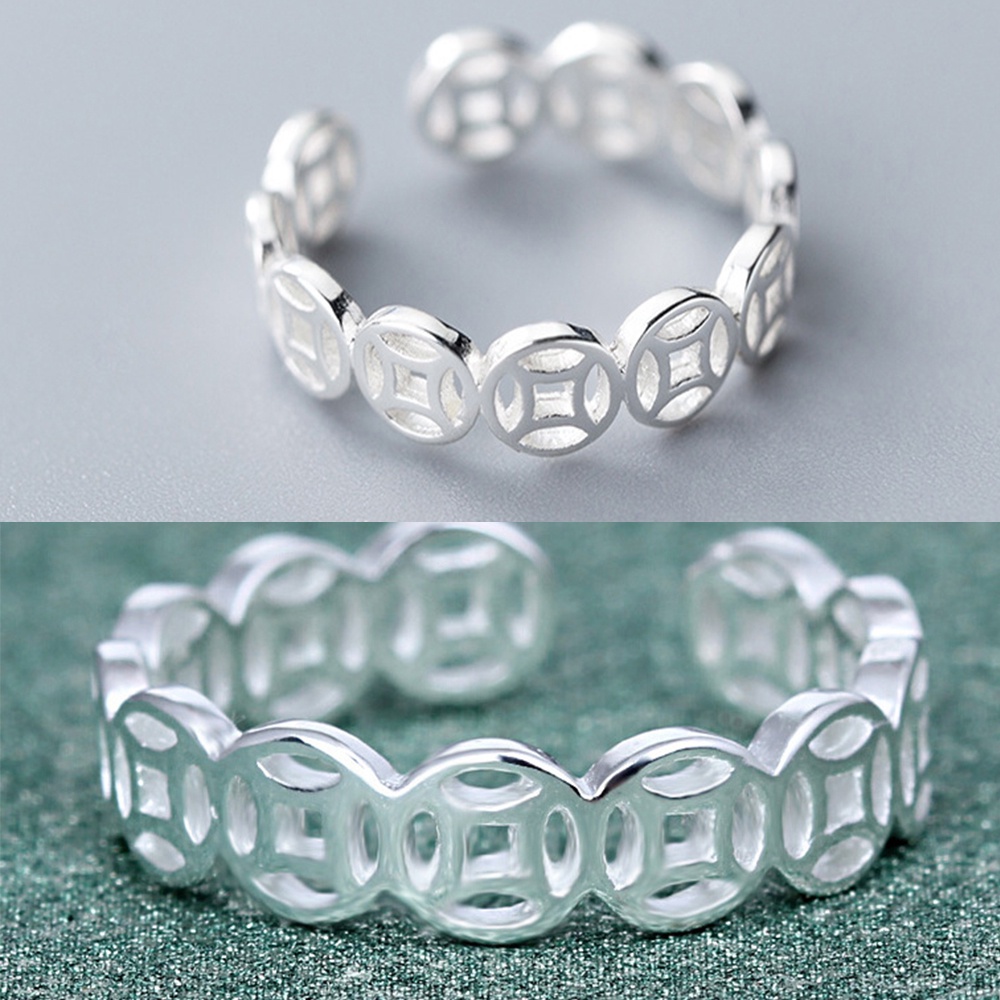 Nhẫn hở thiết kế dễ thương có thể điều chỉnh