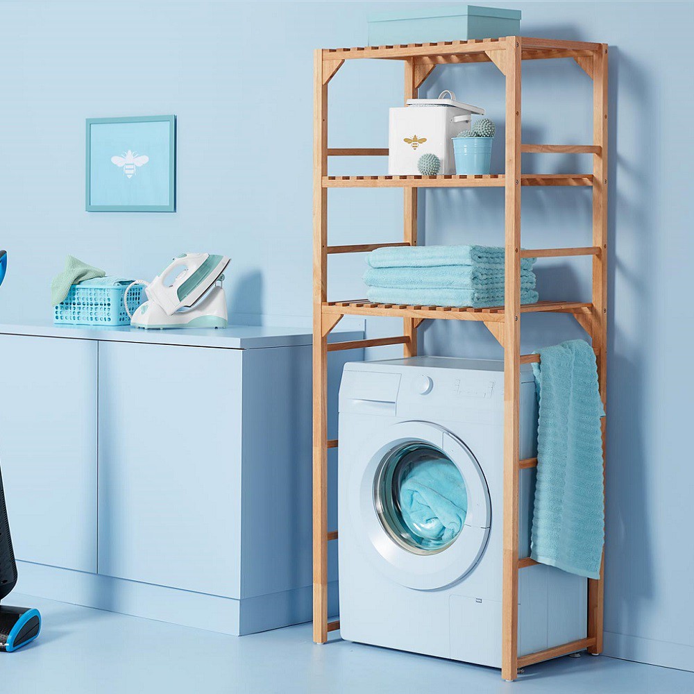 kệ máy giặt 3 tầng chân cao Gkconcept, tận dụng không gian, trang trí nhà cửa, đa công năng tiện ích đời sống | BigBuy360 - bigbuy360.vn