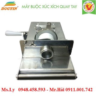 Máy buộc chỉ xúc xích quay tay
