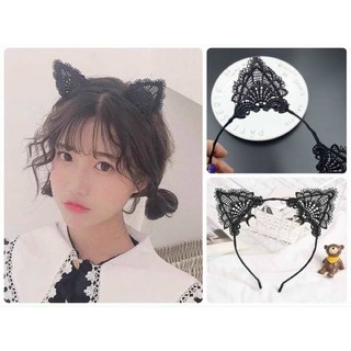 Cài Tóc Bờm Mèo ren Phong Cách Hàn quốc sexy