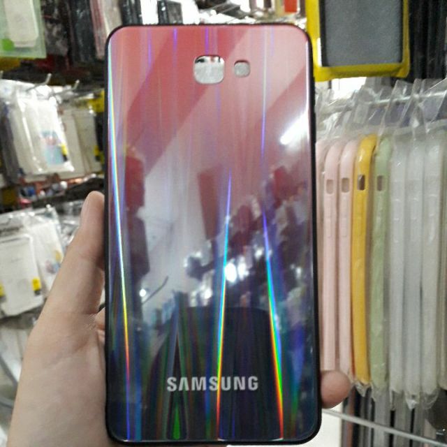 Samsung J7 Prime Ốp lưng tráng gương nhiều màu viền dẻo cao cấp