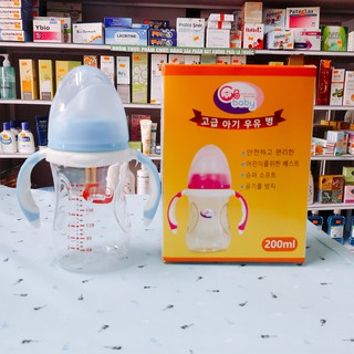 Bình Sữa Cao Cấp Có Tay Cầm Gb-Baby 200Ml Cho Bé Yêu