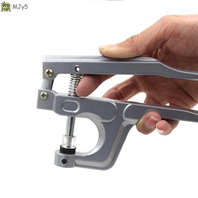Bộ Kìm Bấm Nút Nhựa 4 Chi Tiết + 150 Nút Bấm 1.2cm 15 Màu