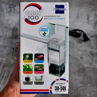 Lọc Váng ODYSSEA CLEAN 100 | Lọc Váng Mặt Nước Tích Hợp Phun Tia Cho Bể Cá Cảnh Thuỷ Sinh [Ảnh thật]