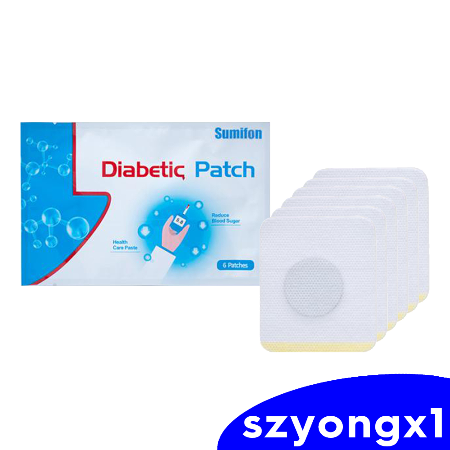 Best sale！ 6 Pcs/1Bag Diabetes Plasters Natural Herbs Diabetic Plaster Diabetes Patch