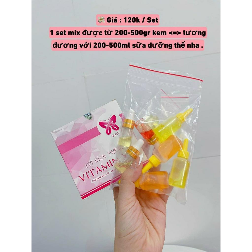 SET KÍCH TRẮNG VITAMIN X10 MYÔ