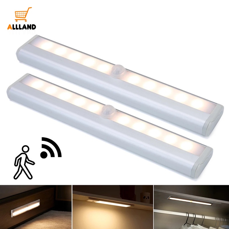 Dây Đèn LED Dài Cảm Biến Chuyển Động Gắn Tủ Quần Áo/Cầu Thang/Phòng Ngủ