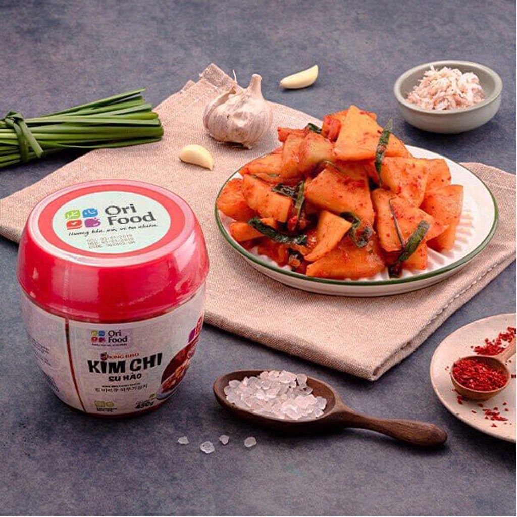 Kim Chi Su Hào Hàn Quốc (Hộp 450gr) 100% tươi sạch đảm bảo chất lượng vệ sinh an toàn thực phẩm