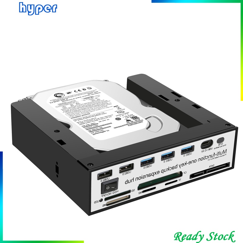 Hard Drive Enclosure Storage for 2.5 or 3.5 inch HDD Computer Optical Drive