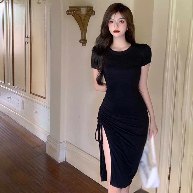 Đầm Dáng Ôm Chiết Eo Thời Trang Mùa Hè Cho Nữ