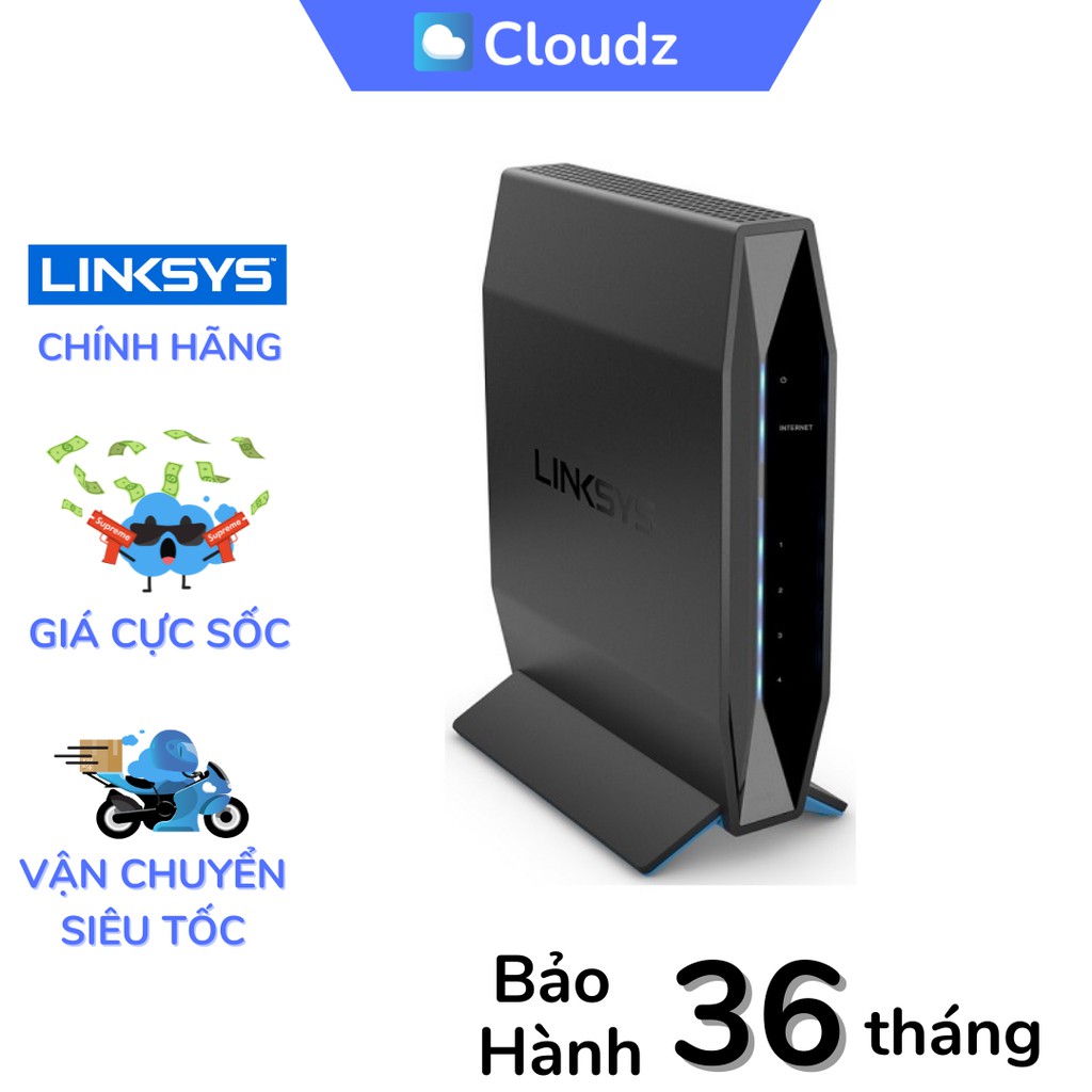 Router Wifi Chuẩn AC Tốc Độ 1200Mbps Linksys E5600-AH