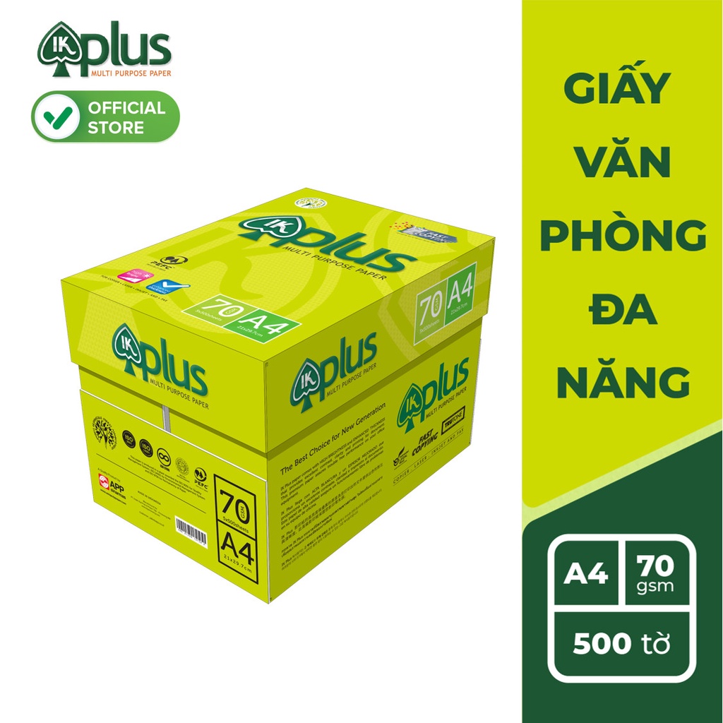 Giấy In Photo A4/A5 IK Plus DL 70gsm