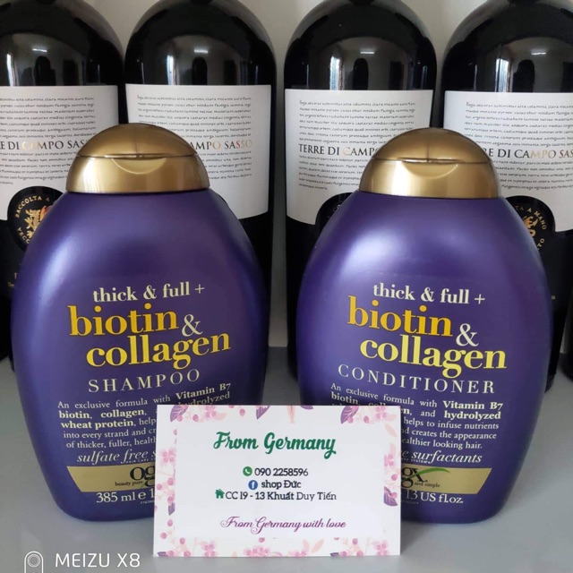 ầu gội, xả Biotin Collagen - Hàng xách tay Đức