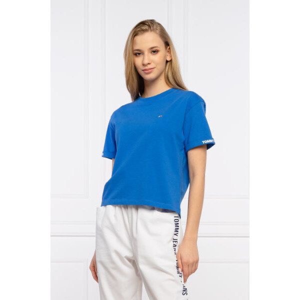 Áo thun cộc tay dáng croptop form rộng năng động cho bạn gái
