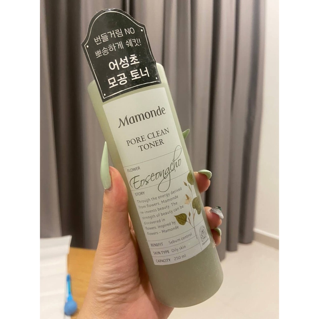 Nước Hoa Hồng Diếp Cá MAMONDE PORE CLEAN TONER 250ml Eoseongcho - Ba Chip Cosmetic | BigBuy360 - bigbuy360.vn