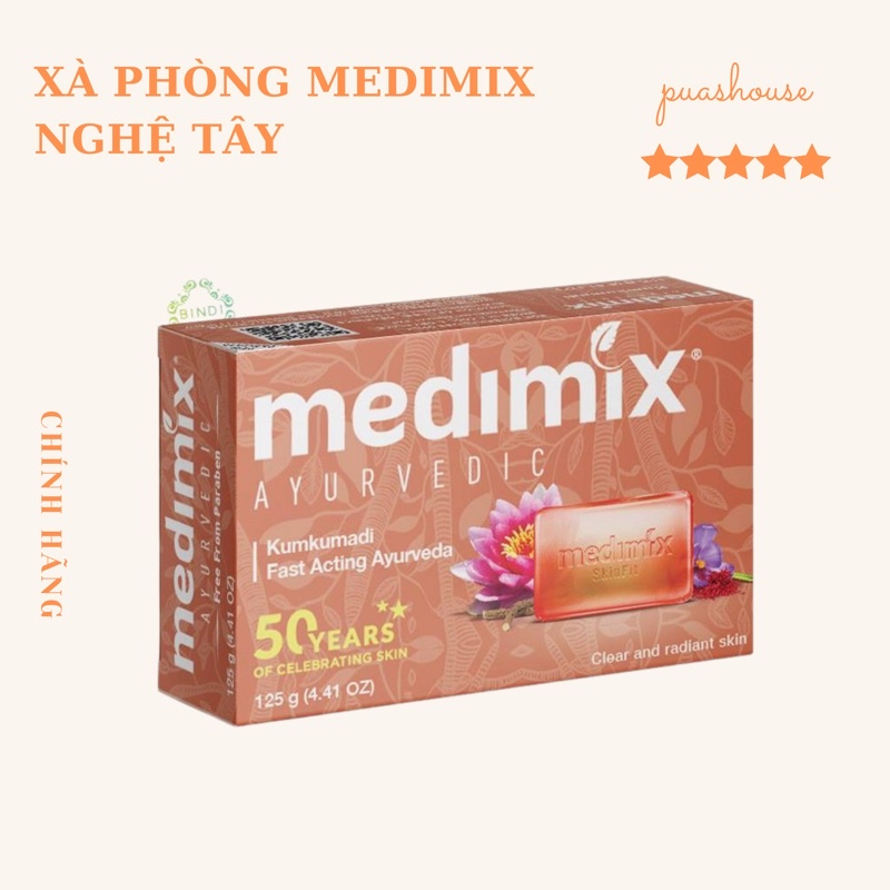 [CHÍNH HÃNG] XÀ PHÒNG MEDIMIX KUMKUMADI NGHỆ TÂY 125G