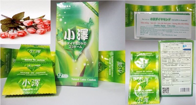 Bao cao su OZAWA DIAMOND Condom - Made in Japan