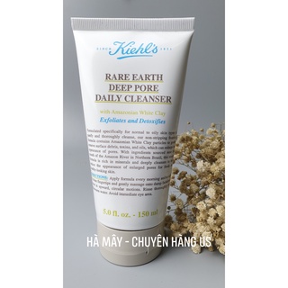 Sữa rửa mặt Đất Sét Kiehl's Rare Earth Deep Pore Daily Cleanser 150ml