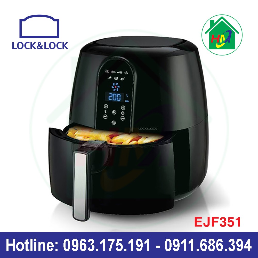 Nồi Chiên Không Dầu Lock & Lock 5.2L EJF351