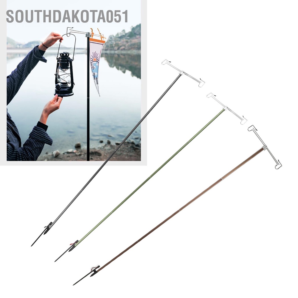 Giá Đỡ Đèn Lồng Bằng Hợp Kim Nhôm Gọn Nhẹ Có Thể Gấp Gọn Kèm Túi Đựng Cho Hoạt Động Ngoà