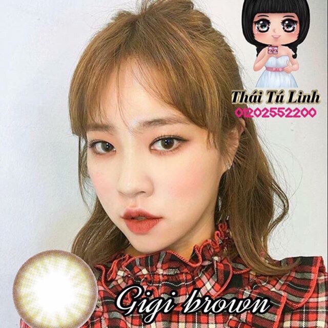 Lens Vassen chính Hãng Hàn Quốc _ Gigi brown