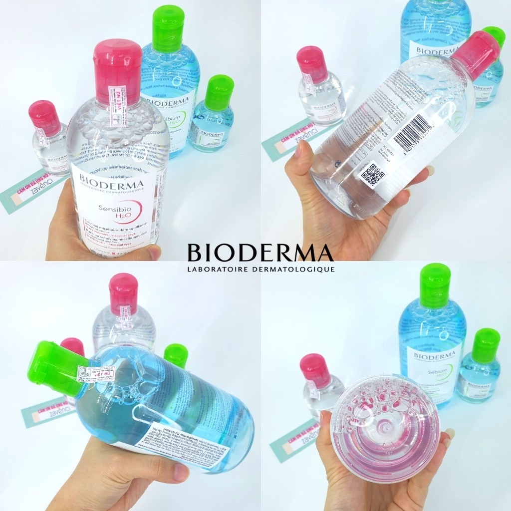 Nước Tẩy Trang TT09234475 BIODERMA Sensibio H2O Làm Sạch Da Không Cần Rửa Lại Với Nước (500ml)