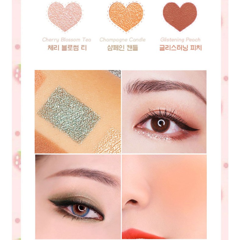 Bảng phấn mắt má tạo khối đa năng Wodwod Eyeshadow Ten Colors 10 ô | BigBuy360 - bigbuy360.vn