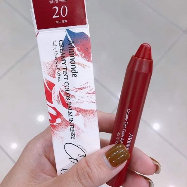 Thanh lí Son mamonde màu 20(đỏ tương ớt chili)