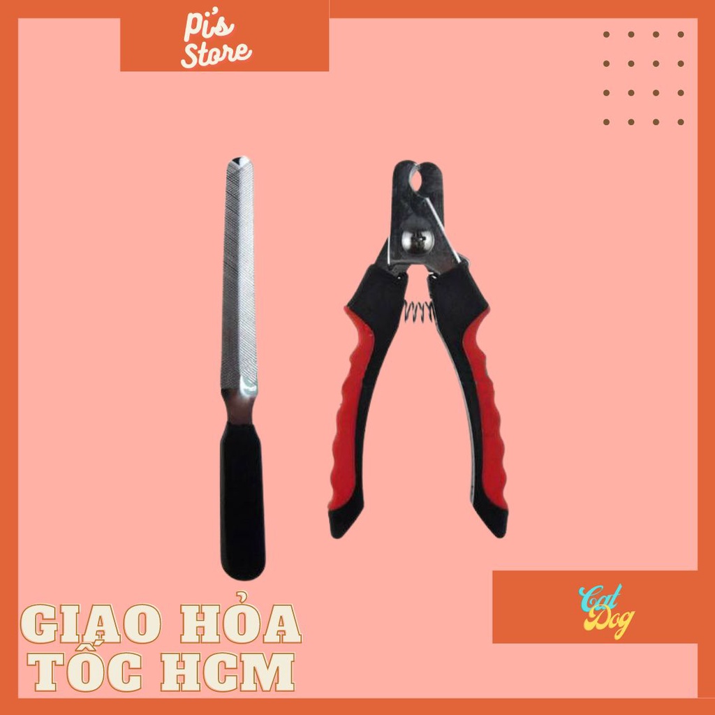 Kìm cắt móng chân cho thú cưng + Dũa móng chân
