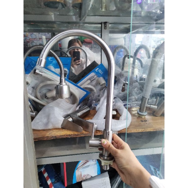 vòi rửa chén inox 304 lạnh