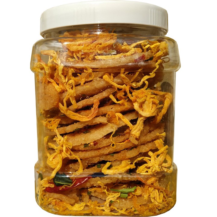 Cơm cháy lắc khô gà lá chanh giòn ngon đậm vị - Hũ 300G hiệu TPS