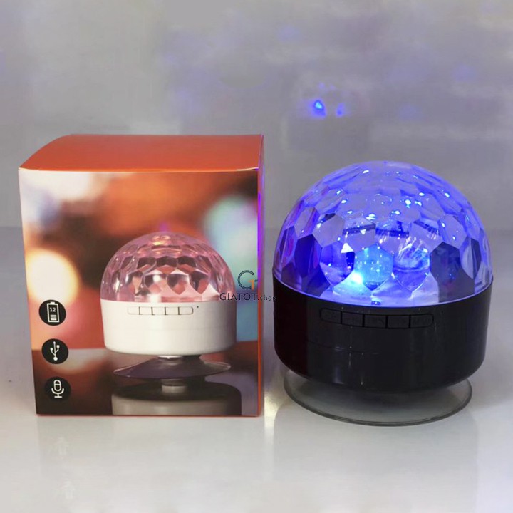 Loa Bluetooth AQ9, Đèn led vũ trường kiêm loa bluetooth cùng đèn chiếu sao lung linh 3 trong 1