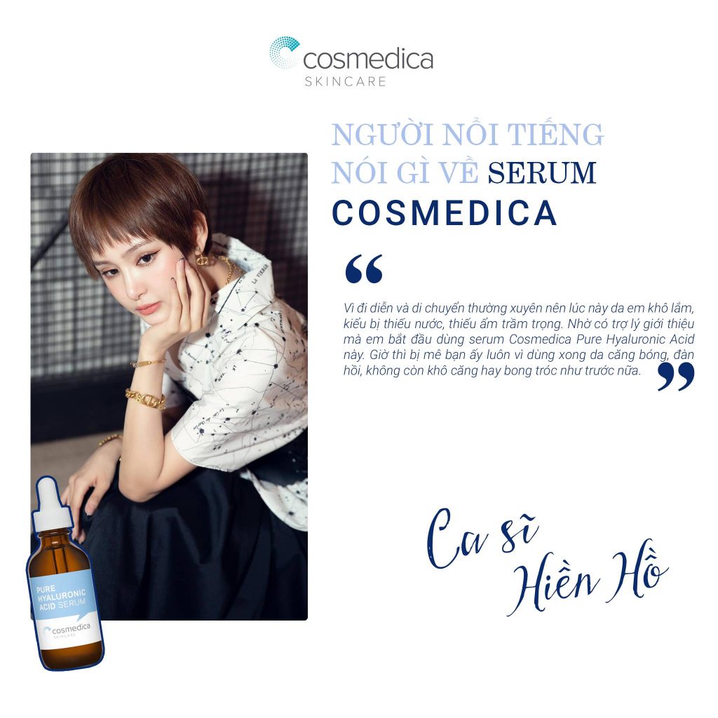 Serum dưỡng ẩm Cosmedica Cares Pure Hyaluronic Acid Serum 60ml
