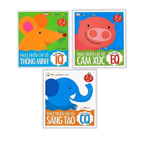 Sách- Miếng Dán Thần Kỳ  -Phát Triển Chỉ Số Thông Minh/Cảm Xúc/Sáng Tạo Cho Trẻ 2-3 Tuổi  - Tái bản