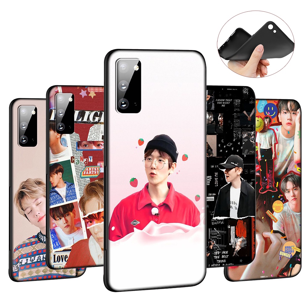Ốp Điện Thoại Mềm Viền Đen Hình EXO BaekHyun Cho Xiaomi Mi 11 11i CC9E A1 A2 A3 5X 6X 9 8 Lite Pocophone f1 mia1 mia2 mia3 GN49
