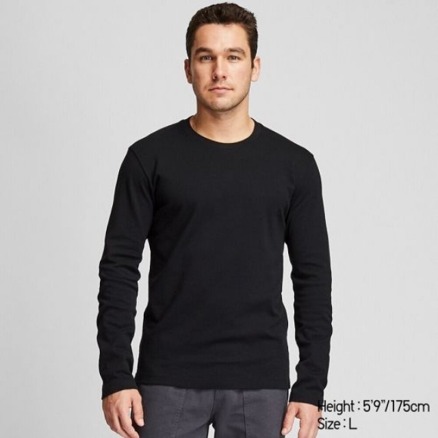 Áo thun dài tay basic chất thun cotton siêu đẹp- A1 | BigBuy360 - bigbuy360.vn