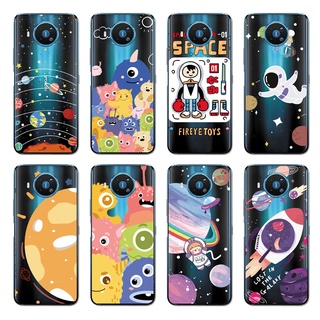 Ốp điện thoại TPU Silicon mềm in họa tiết quái vật đáng yêu cho Nokia 4.2 6.2 7.2 / 5.3 / 8.3 / 3.4
