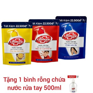 Nước rửa tay Lifebuoy 450g tặng bình đựng