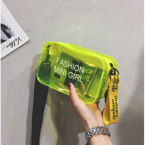 túi xách Hologram TXT2 quai chéo có chữ bao Ulzzang