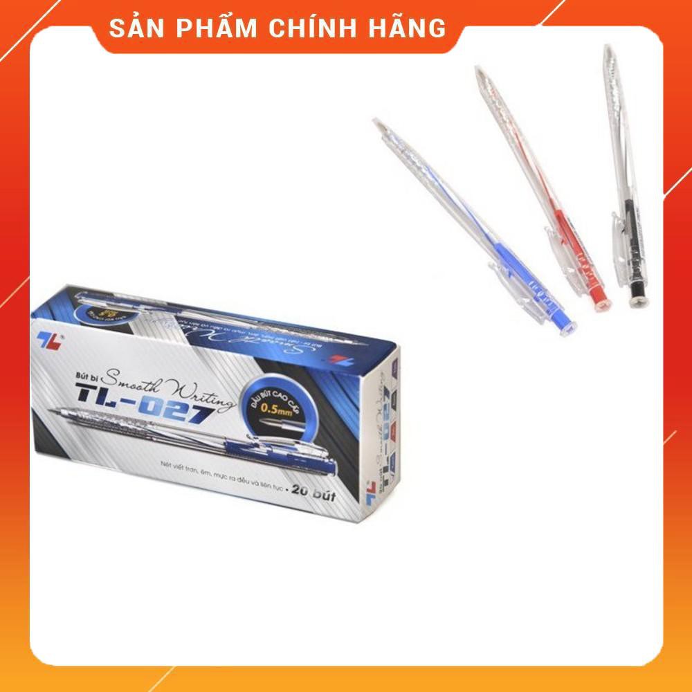 [Chính Hãng] Bút Bi Thiên Long TL-027 (Nét 0.5mm / Hộp 20 cây)