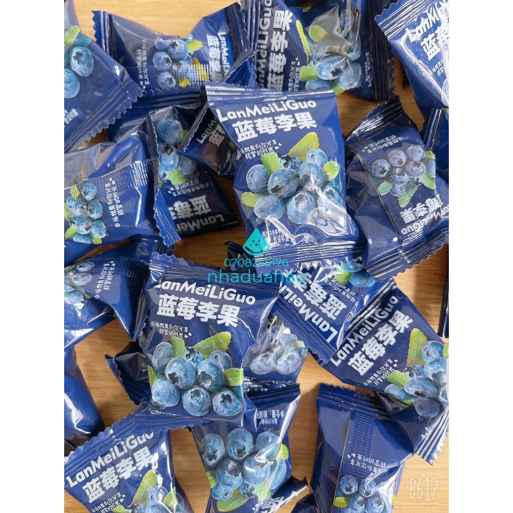 Lẻ gói 100g ô mai cherry/ việt quất/ thanh mai/ đào cay Hongkong gói dùng thử 100g